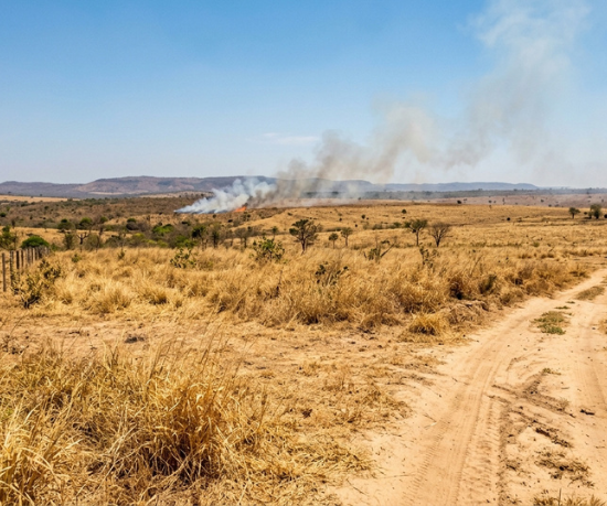 Calor de até 40°C aumenta risco de queimadas em Mato Grosso e exige atenção de moradores e produtores