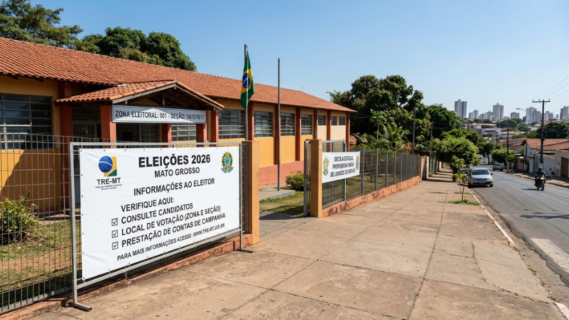 Eleições 2026 em Mato Grosso: eleitor já pode conferir candidatos, local de votação e contas de campanha